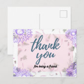 Danke 2 postkarte (Vorne/Hinten)