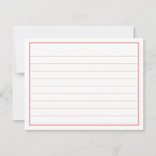 Danke: 80. Korallen/Weiße Random Number Pattern (Rückseite)