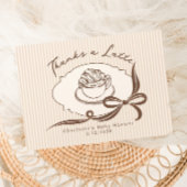 Danke A Latte Cafe Bebe Coffee Bow Babyparty