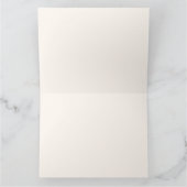 Danke A Latte Cafe Bebe Kaffee Bogen Baby Shower (Innenseite)