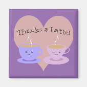 Danke A Latte Magnet (Vorne)