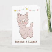 Danke A Llama Funny (Vorderseite)