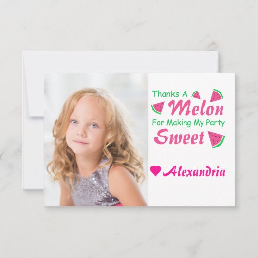 Danke A Melon Watermelon (Vorderseite)