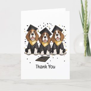 Danke Abschluss Basset Hound Hunde