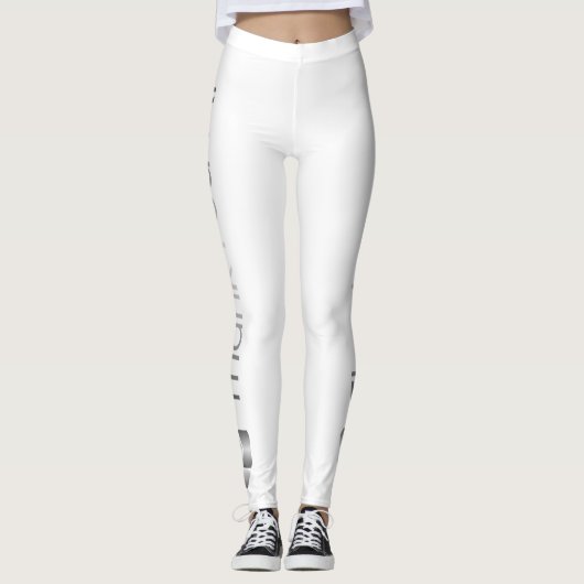 "Danke, AI" Aktive Leggings (Vorderseite)