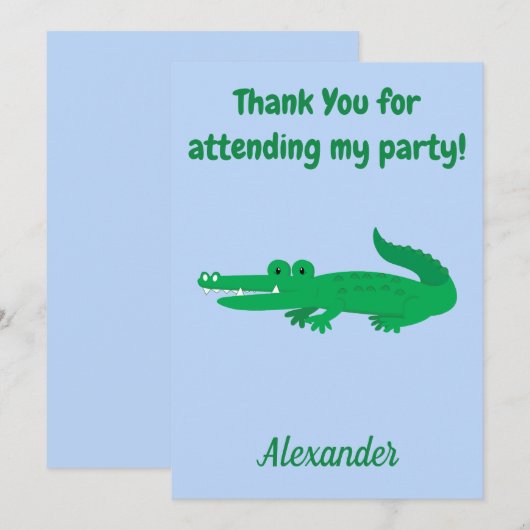 Danke Alligator (Vorne/Hinten)