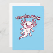 Danke Alotl! - AXOLOTL Feiertagskarte (Vorne/Hinten)
