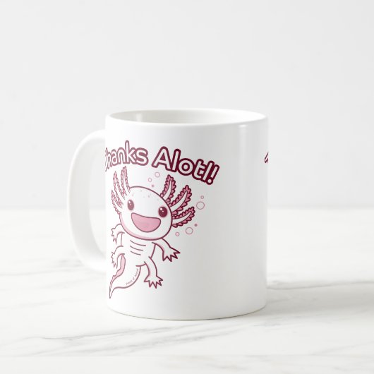 Danke Alotl! - AXOLOTL Kaffeetasse (Vorderseite Links)