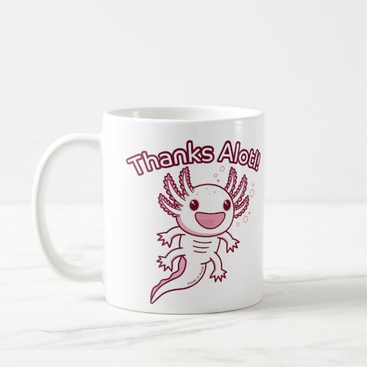 Danke Alotl! - AXOLOTL Kaffeetasse (Links)