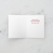 Danke am Veteran's Day, Flag on Red (Innenseite)