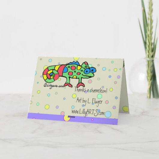 Danke an Chameleon (Rückseite)