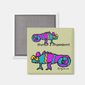 Danke an Chameleon! Magnet (Vorderseite/Rückseite)