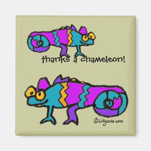 Danke an Chameleon! Magnet (Vorne)