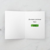 Danke an COACH Turf Team Personalisiert Sports (Innenseite)