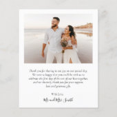 Danke an Collage Wedding Danke Flyer (Hinten)
