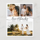 Danke an Collage Wedding Danke Flyer (Vorne)