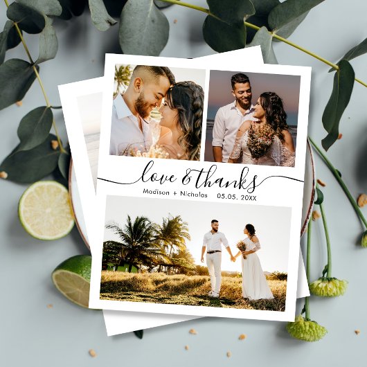 Danke an Collage Wedding Danke Flyer