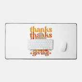 Danke an Cross Pumpkin Schreibtischunterlage (Tastatur & Maus)