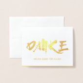 Danke an Danke, Herr Danke, Herr Danke! Folienkarte (Vorderseite mit Umschlag)