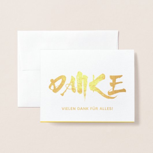 Danke an Danke, Herr Danke, Herr Danke! Folienkarte (Vorderseite mit Umschlag)