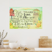 Danke an das Lord Poster (Küche)