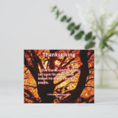 Danke an den Herrn 1 Chroniken 16:8 Postkarte (Stehend Vorderseite)