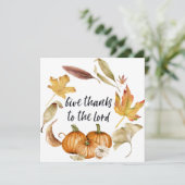 Danke an den Herrn, Bibelangebot im Herbst, Karte (Stehend Vorderseite)