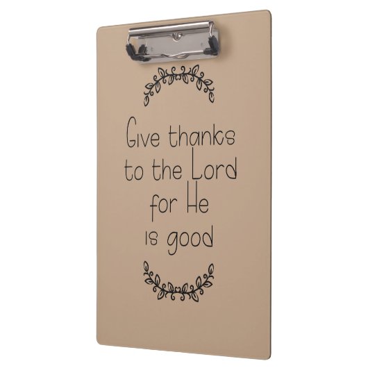 Danke an den Herrn Brown Klemmbrett (Links)