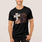 "Danke an den Herrn" Das Shirt der Männer für die (Vorderseite)