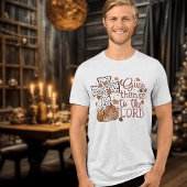 "Danke an den Herrn" Das Shirt der Männer für die