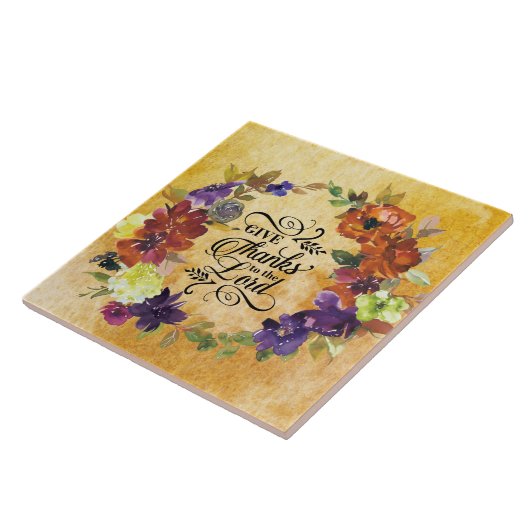 Danke an den Herrn, Erntedank Fliese (Seite)