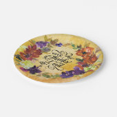 Danke an den Herrn, Erntedank Pappteller (Schrägansicht)