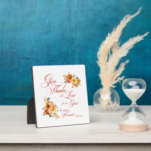 Danke an den Herrn Fall Aquarellblume Fotoplatte (InSitu)