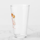 Danke an den Herrn Fall Aquarellblume Glas (Links)