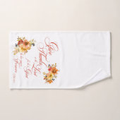 Danke an den Herrn Fall Aquarellblume Handtuch (Handtuch)