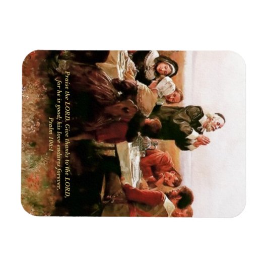 Danke an den Herrn! Fine Art Gift Magnet (Horizontal)