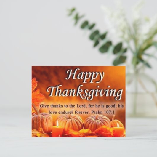 Danke an den Herrn Postkarte (Stehend Vorderseite)