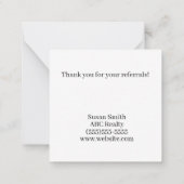 Danke an den Kunden von Melon Watermelon Mitteilungskarte (Rückseite)