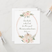 Danke an den Lord Bible Erntedank Flat Karte (Vorderseite/Rückseite Beispiel)