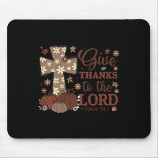 Danke an den Lord Fall Cross Christlich Mousepad