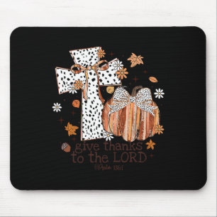 Danke an den Lord Fall Cross Christlich Mousepad