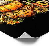 Danke an den Lord Fall Pumpkin-Erntedank Poster (Ecke)