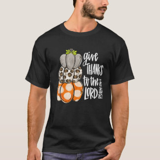 Danke an den Lord Pumpkins Leopard Autumn Fa T-Shirt