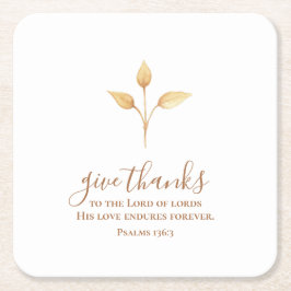 Danke an den minimalistischen Erntedank Rechteckiger Pappuntersetzer