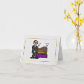 Danke an die Begrüßungskarte von Zuhause Karte (Gelbe Blume)