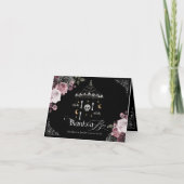 Danke an die Boo Gothic Skeleton Mobile Baby Dusch (Vorderseite)