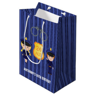 Danke an die Gäste der polizeilichen Geburtstagsfe Mittlere Geschenktüte