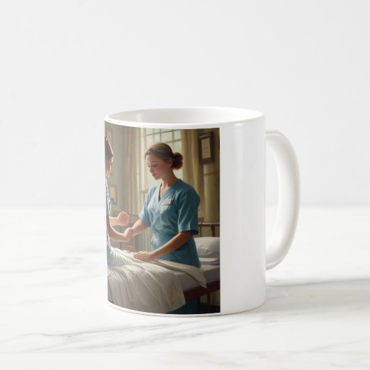 Danke an die Krankenschwestern: Tasse der Helden d (VorderseiteRechts)