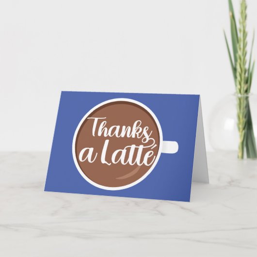 Danke an die Latte Danke-Card (Vorderseite)