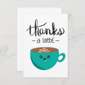 Danke an die Latte Danke-Card (Vorne/Hinten)